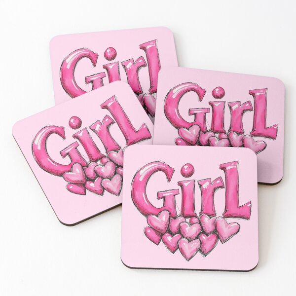 Item preview, Girl Pink Heart Sketch designed and sold by MoonMonkeyNbear.