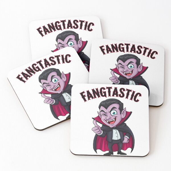 Item preview, "Fangtastic" Cartoon Vampire Halloween Design | Funny Dracula designed and sold by j-2k.