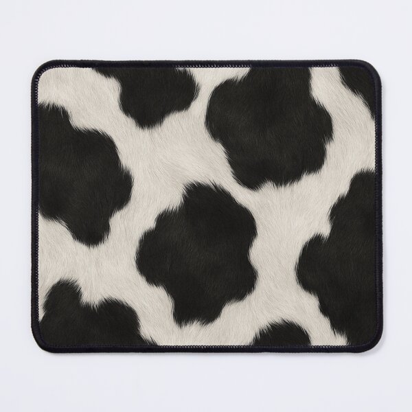 Item preview, Classic Cow Print – Black & White Fur Texture designed and sold by Zenvo.