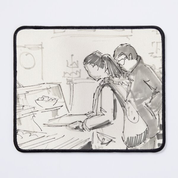 Item preview, Cafeteria choosing food drawing designed and sold by MikeJory.