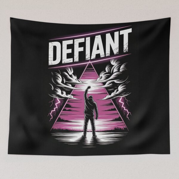 Item preview, Defiant Spirit Against the Storm designed and sold by ShadowAndSlate.