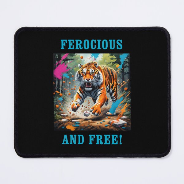 Item preview, FEROCIOUS AND FREE! designed and sold by TIGERRIFIC.