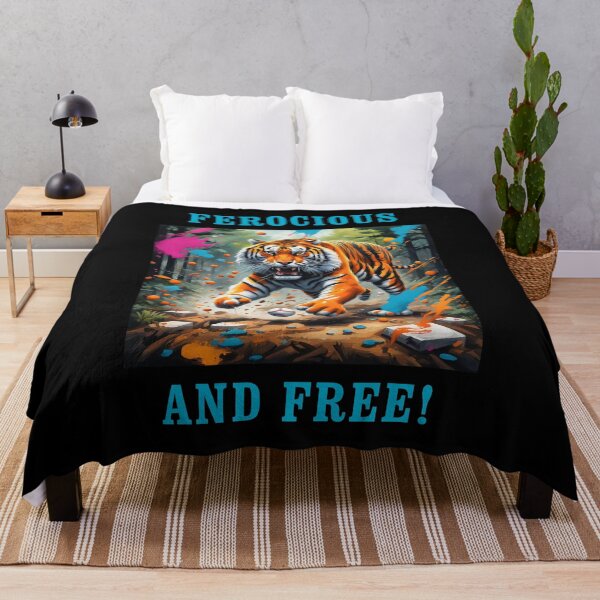 Item preview, FEROCIOUS AND FREE! designed and sold by TIGERRIFIC.