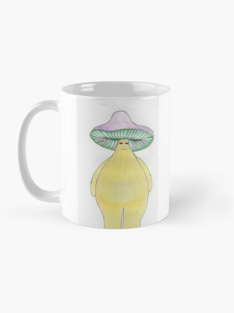 Thumbnail 3 of 6, Coffee Mug, apathetic mushroom man designed and sold by KaMe44.
