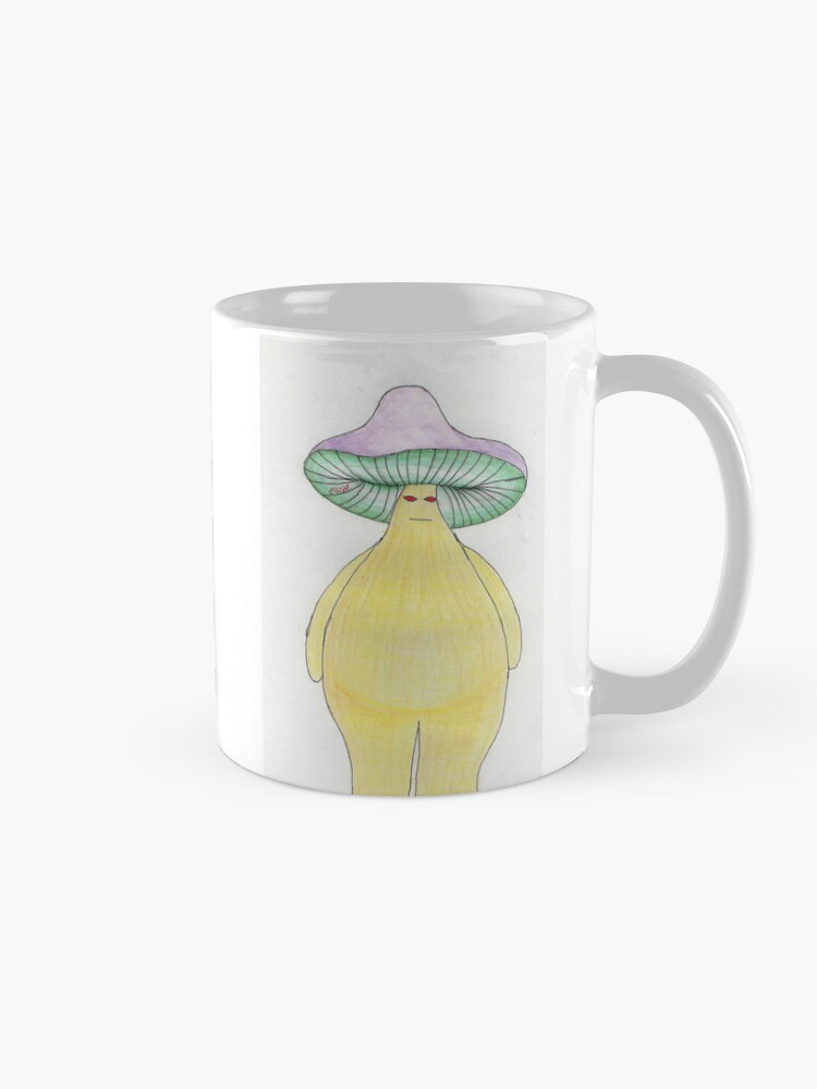 Thumbnail 5 of 6, Coffee Mug, apathetic mushroom man designed and sold by KaMe44.