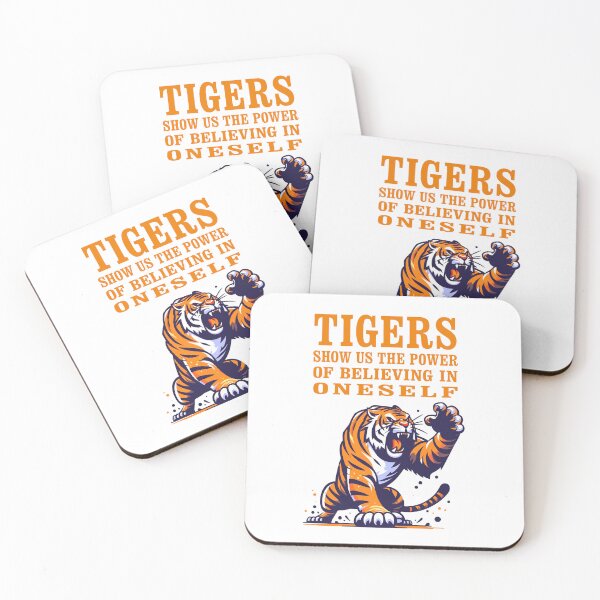 Item preview, TIGERS SHOW US THE POWER (of believing in oneself) designed and sold by TIGERRIFIC.