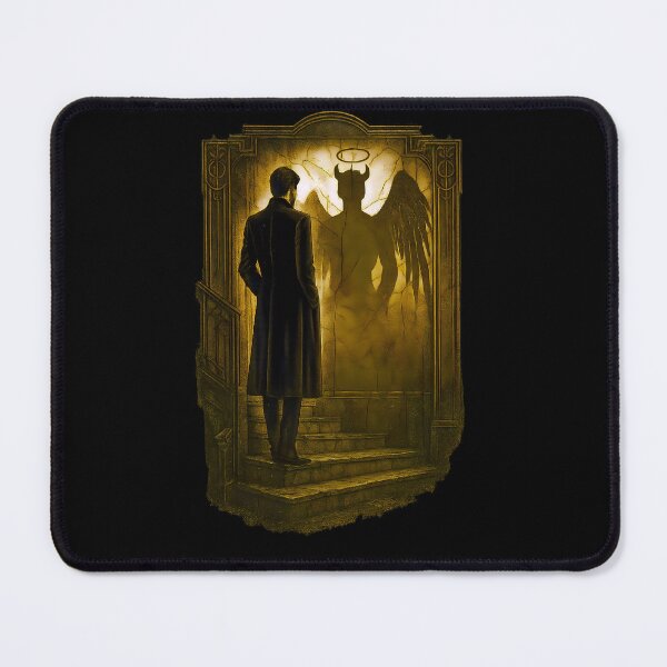 Item preview, Angel or Demon? – Surreal Reflection of Inner Duality Gothic Art designed and sold by Shoot-The-Moon.