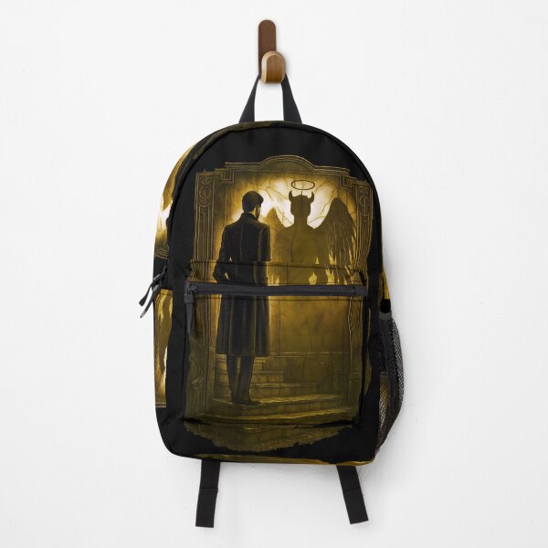 Item preview, Angel or Demon? – Surreal Reflection of Inner Duality Gothic Art designed and sold by Shoot-The-Moon.