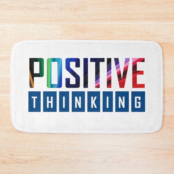 Item preview, Positive Thinking – Uplifting Motivational Quote Design for a Brighter Mindset designed and sold by ArtsyExplorer.