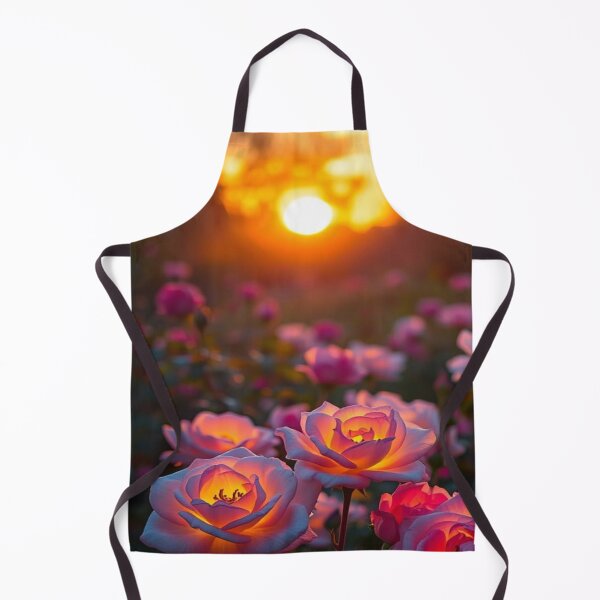 Artikelvorschau, Mystical Bloom – Glowing Roses at Sunset entworfen und verkauft von FotoworldEdel.