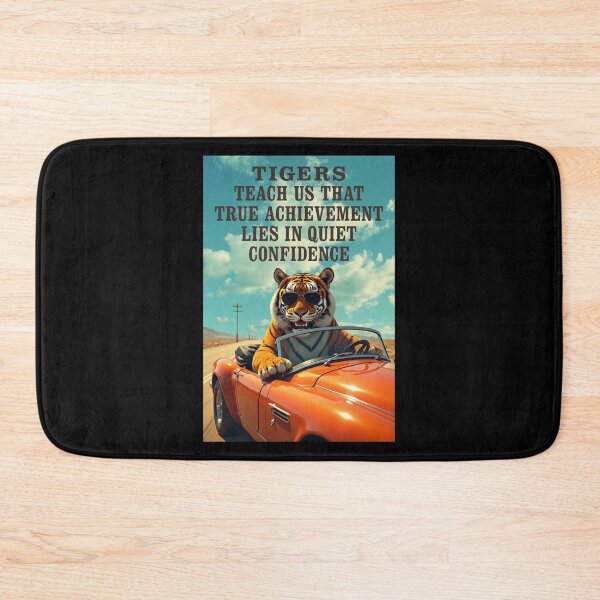 Item preview, TIGERS TEACH US (that true achievement lies in quiet confidence) designed and sold by TIGERRIFIC.