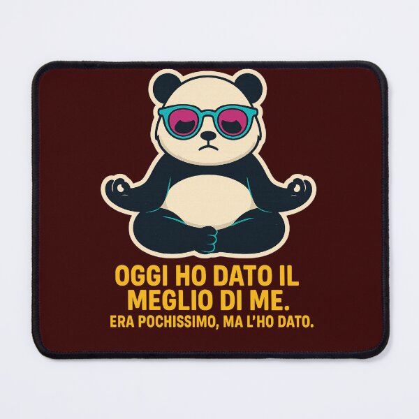 Item preview, Panda Zen – Il meglio di me (versione ironica) designed and sold by IroniaeCo.