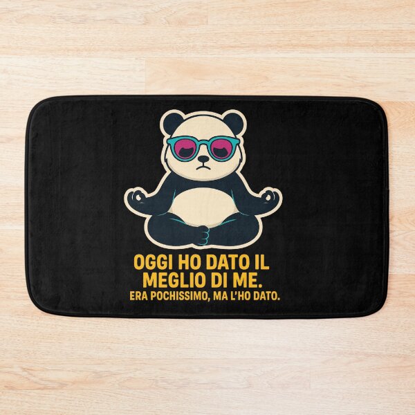 Item preview, Panda Zen – Il meglio di me (versione ironica) designed and sold by IroniaeCo.