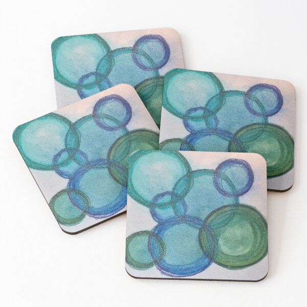 Item preview, Green bubbles designed and sold by Anis art.