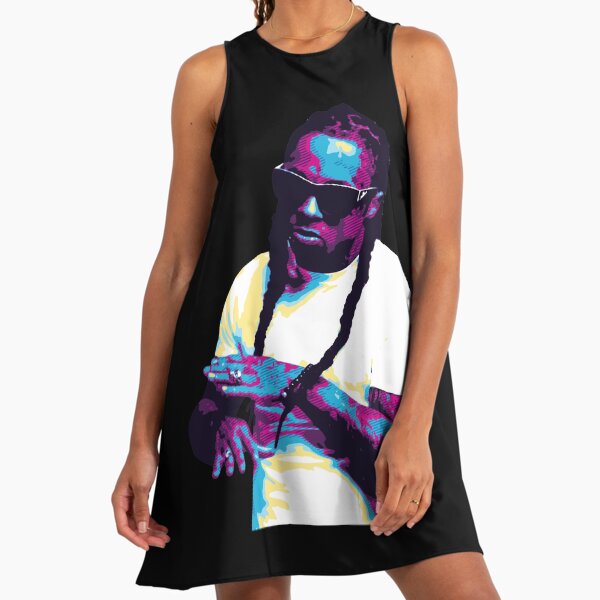 lil wayne retro 2 A-Line Dress