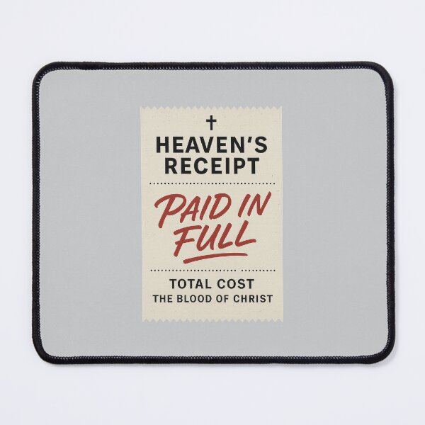 Item preview, Heaven’s Receipt – Paid in Full by Christ’s Blood designed and sold by SimplySelim.
