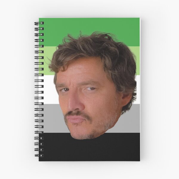 Item preview, Emotional Support Pedro Pascal (Aromantic Pride Version) designed and sold by LittleMsMorales.