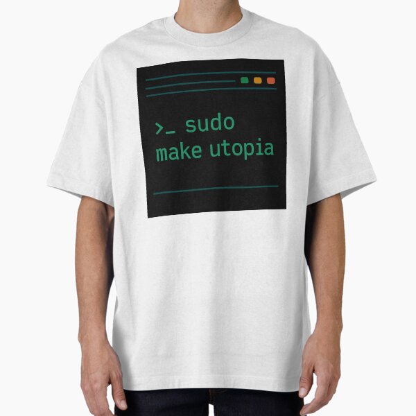 Aperçu de l'œuvre Sudo Make Utopia – Accélérez jusqu'à ce qu'ASI rende cela possible ! créée et vendue par AcceleraTees.