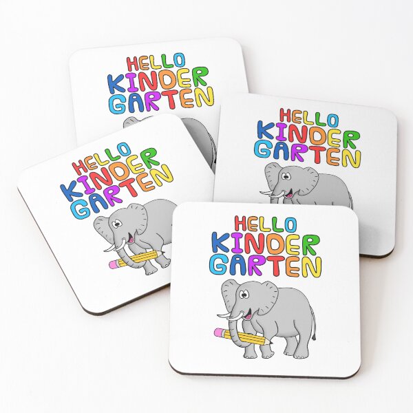 Item preview, Hello Kindergarten Elephant, Elementary Teacher, Back To School designed and sold by doodlerob.