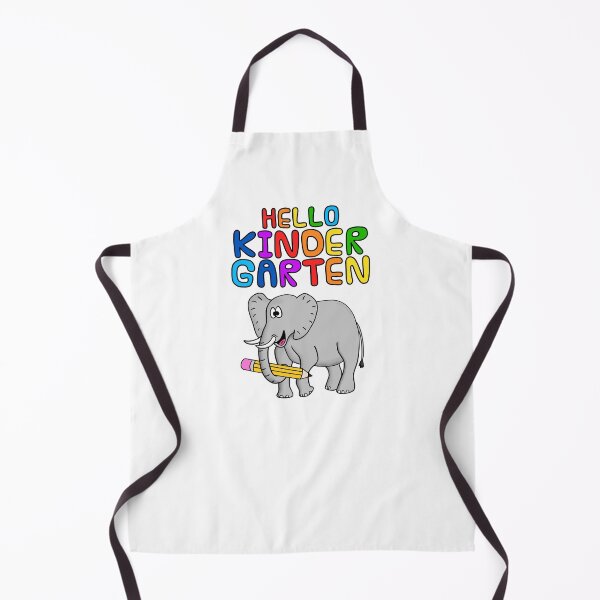 Aperçu de l'œuvre Bonjour éléphant de maternelle, maîtresse du primaire, rentrée scolaire créée et vendue par doodlerob.