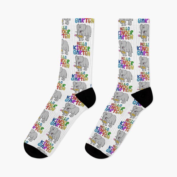 Item preview, Hello Kindergarten Elephant, Elementary Teacher, Back To School designed and sold by doodlerob.