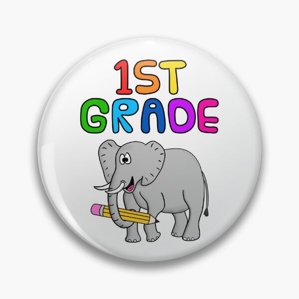 Item preview, School Elephant 1st Grade Teacher, Back To School designed and sold by doodlerob.