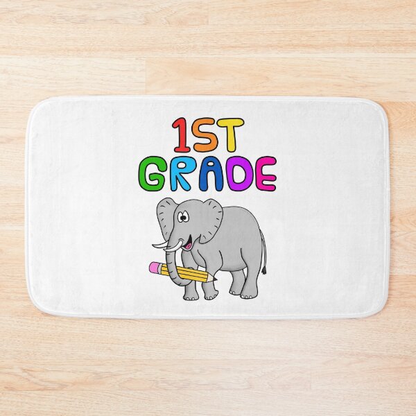 Item preview, School Elephant 1st Grade Teacher, Back To School designed and sold by doodlerob.
