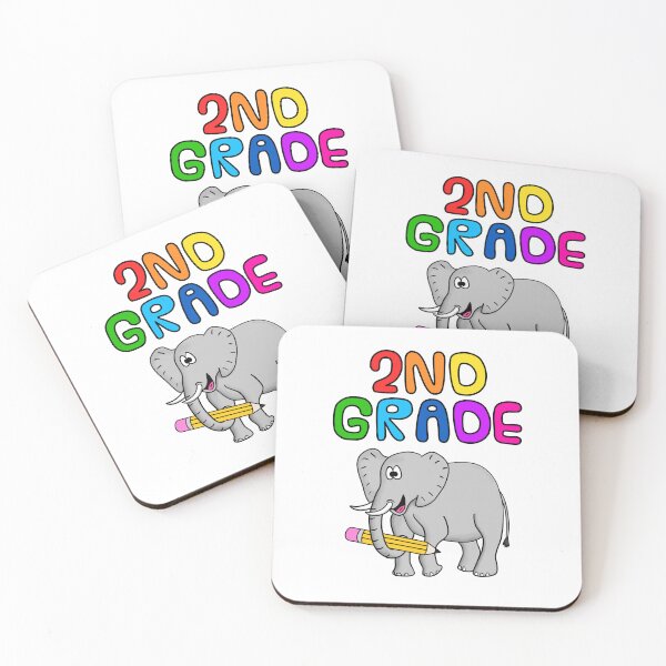Item preview, School Elephant 2nd Grade Teacher, Back To School designed and sold by doodlerob.