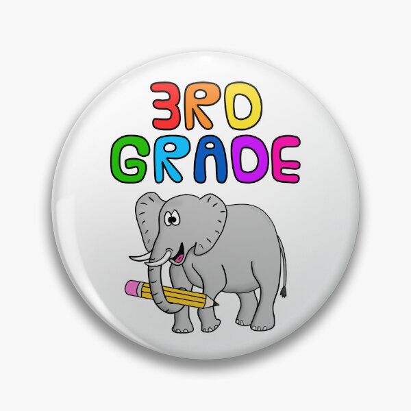 Item preview, School Elephant 3rd Grade Teacher, Back To School designed and sold by doodlerob.