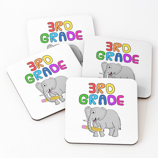 Item preview, School Elephant 3rd Grade Teacher, Back To School designed and sold by doodlerob.