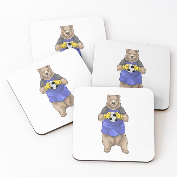 Item preview, Bear Goalkeeper Soccer designed and sold by Snabdesign84.