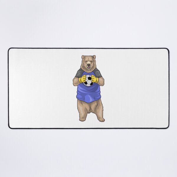 Item preview, Bear Goalkeeper Soccer designed and sold by Snabdesign84.