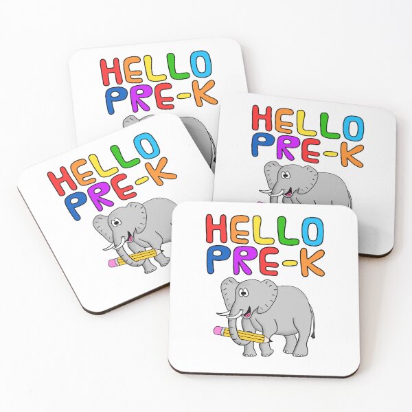 Item preview, Hello Pre-K Elephant, Elementary Teacher, First Day Of School designed and sold by doodlerob.