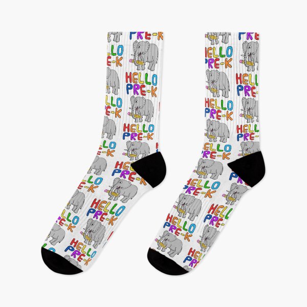 Item preview, Hello Pre-K Elephant, Elementary Teacher, First Day Of School designed and sold by doodlerob.