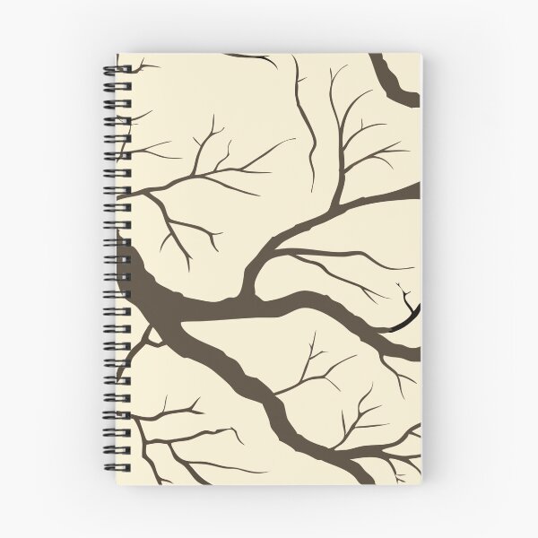 Item preview, Abstract Pattern of Dark Branching Lines on Beige Background designed and sold by Creative88Art.
