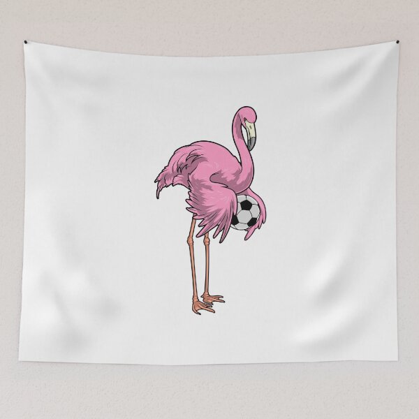 Item preview, Flamingo Soccer player Soccer designed and sold by Snabdesign84.