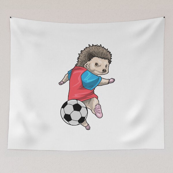 Item preview, Hedgehog Soccer player Soccer designed and sold by Snabdesign84.