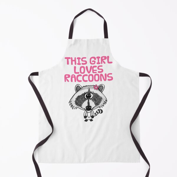 Item preview, This Girl Loves Raccoons designed and sold by doodlerob.