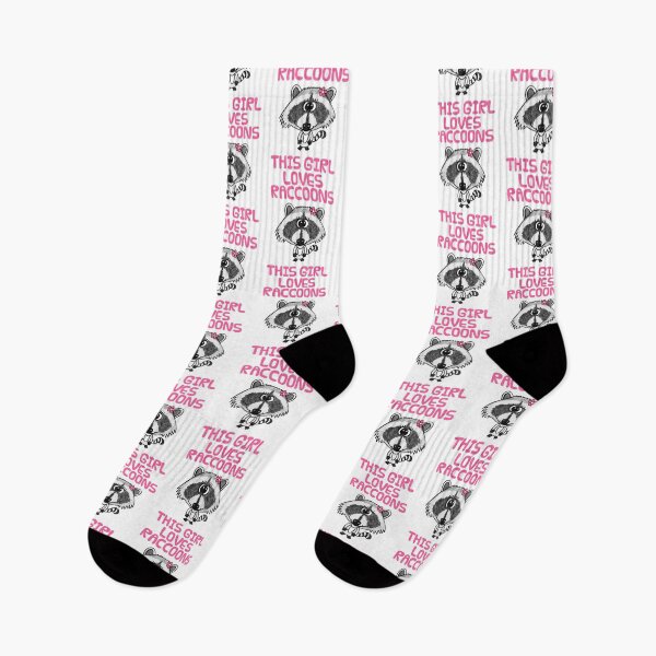 Item preview, This Girl Loves Raccoons designed and sold by doodlerob.