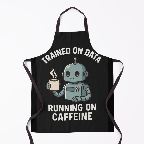 Item preview, Trained on Data, Running on Caffeine ? designed and sold by AcceleraTees.