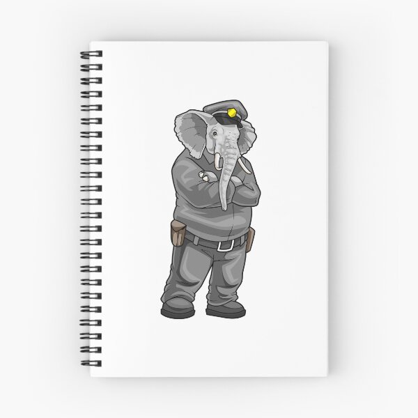Item preview, Elephant Cop Police hat Police designed and sold by Snabdesign84.