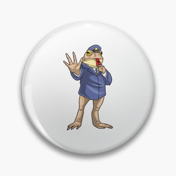 Artikelvorschau, Frosch Polizist Pfeife Polizei entworfen und verkauft von Snabdesign84.