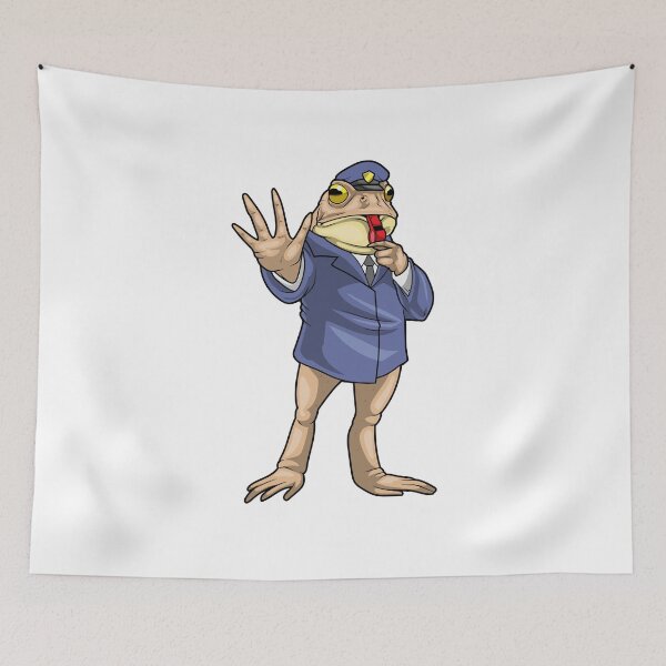 Item preview, Frog Cop Whistle Police designed and sold by Snabdesign84.