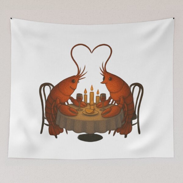 Item preview, Two Lobsters on a Date designed and sold by 2competent4life.