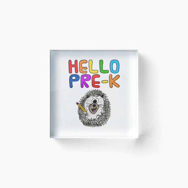 Item preview, Hello Pre-K Hedgehog, Elementary Teacher, First Day Of School designed and sold by doodlerob.