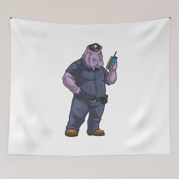 Item preview, Hippo Cop Microphone Police designed and sold by Snabdesign84.