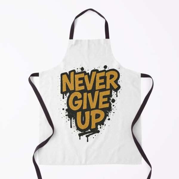 Item preview, Never Give Up - Graffiti Power Quote designed and sold by FBA.