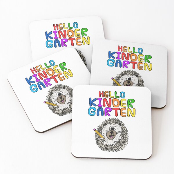 Item preview, Hello Kindergarten Hedgehog, Elementary Teacher, Back To School designed and sold by doodlerob.