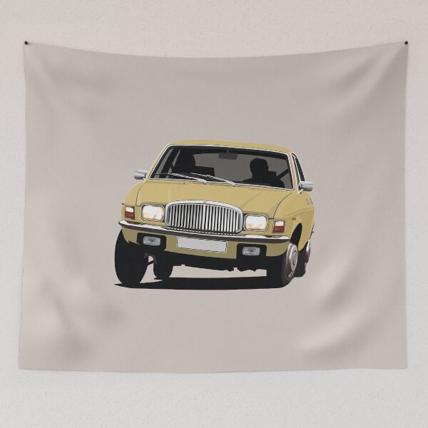 Item preview, Austin Allegro Vanden Plas - yellow designed and sold by knappidesign.