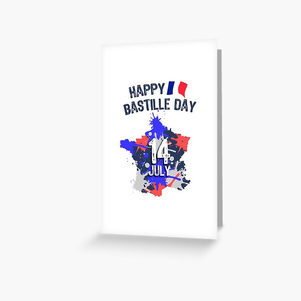Item preview, Happy Bastille Day July 14 French Flag designed and sold by CreativeStrike.